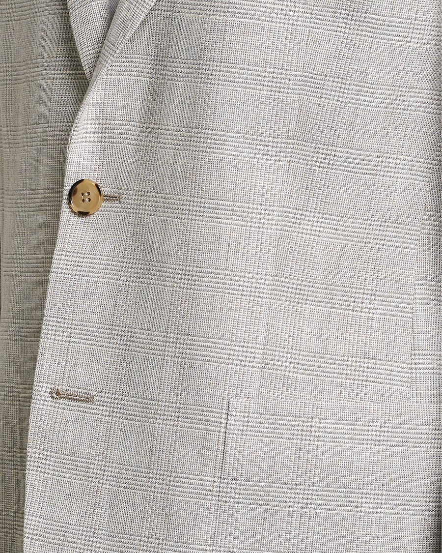 Mies | Pikkutakit | Morris | Archie Glencheck Cotton Blazer Khaki