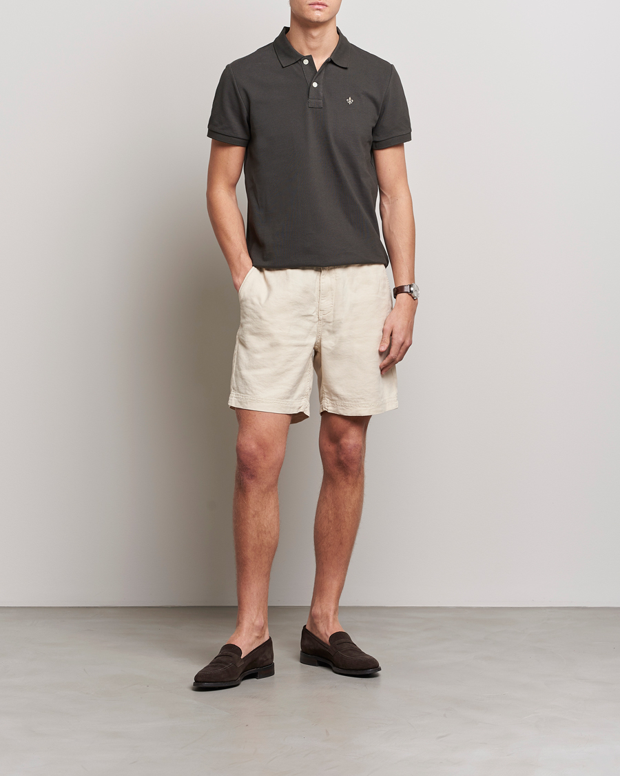 Mies | Shortsit | Morris | Fenix Linen Drawstring Shorts Beige