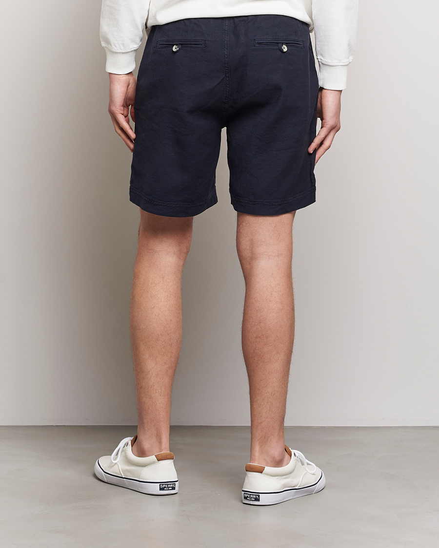 Mies | Shortsit | Morris | Fenix Linen Drawstring Shorts Navy