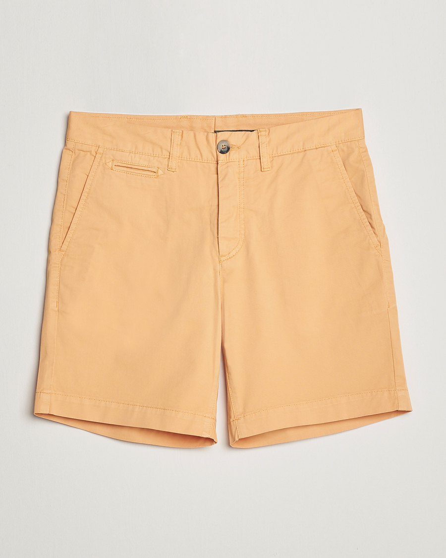 Mies | Shortsit | Morris | Light Twill Chino Shorts Orange