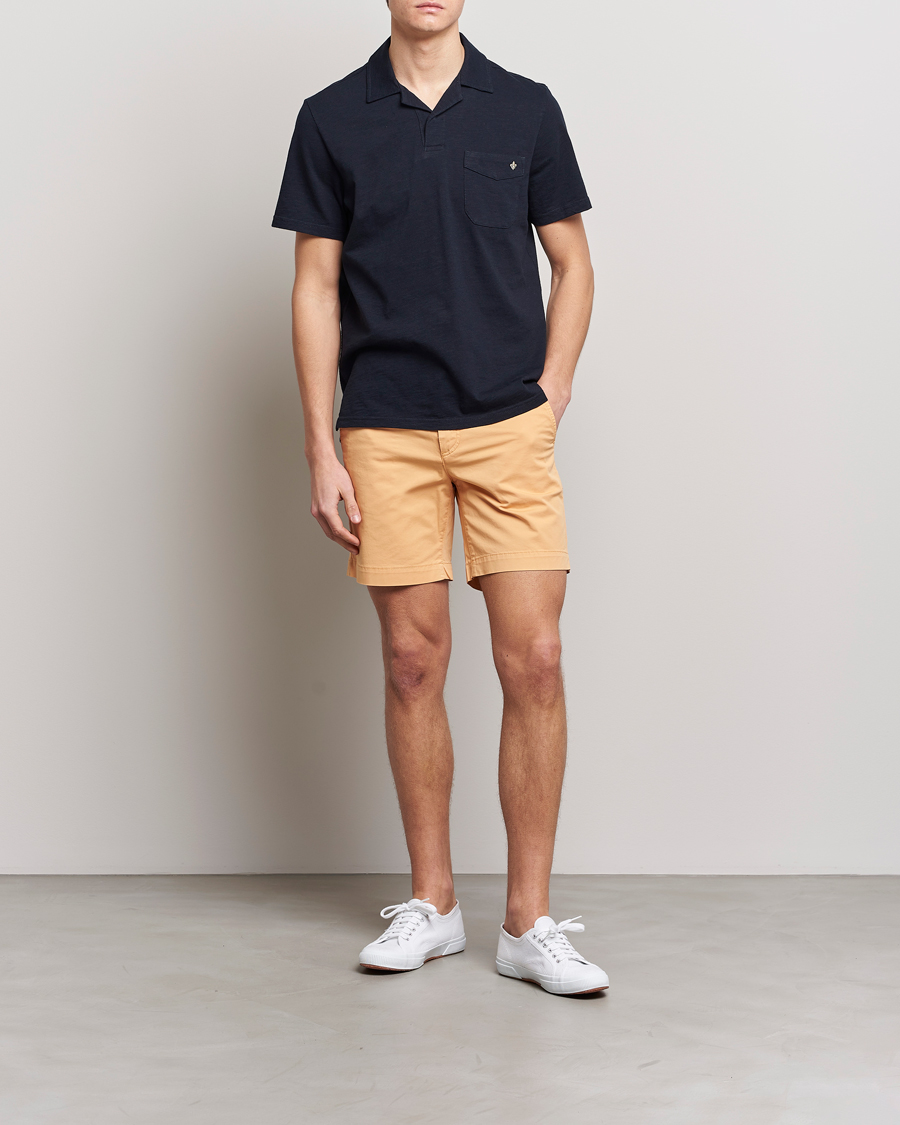 Mies | Shortsit | Morris | Light Twill Chino Shorts Orange