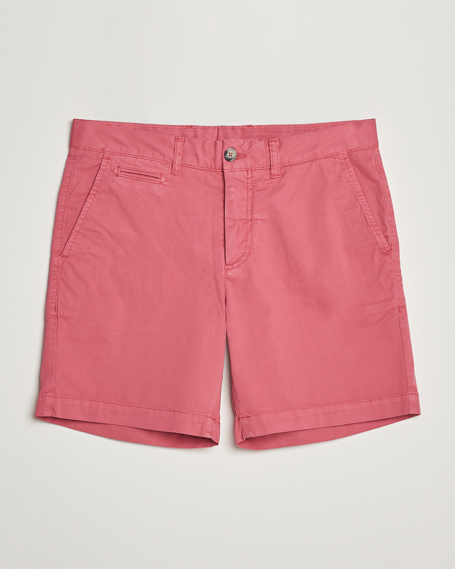 Mies | Shortsit | Morris | Light Twill Chino Shorts Red