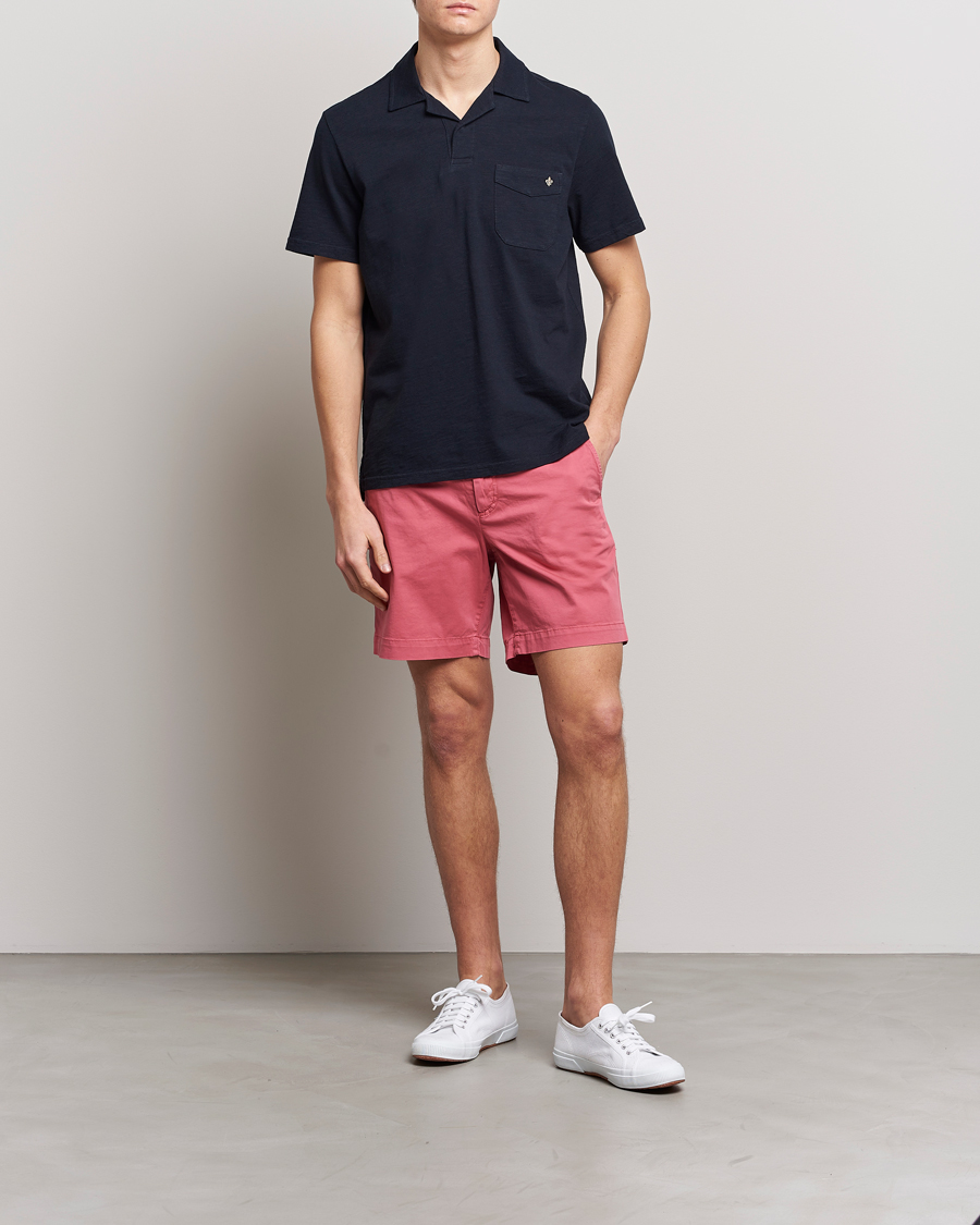Mies | Shortsit | Morris | Light Twill Chino Shorts Red