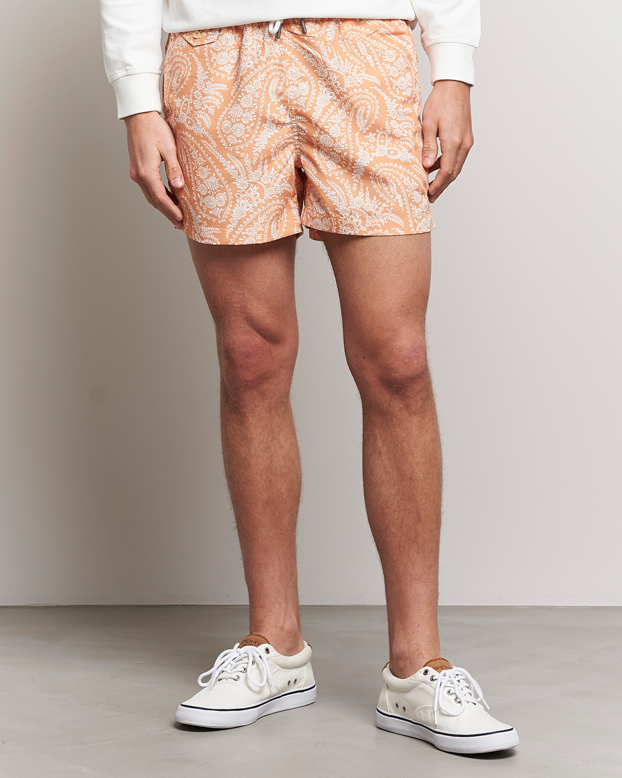 Mies | Uimahousut | Morris | Paisley Bathing Trunks Orange