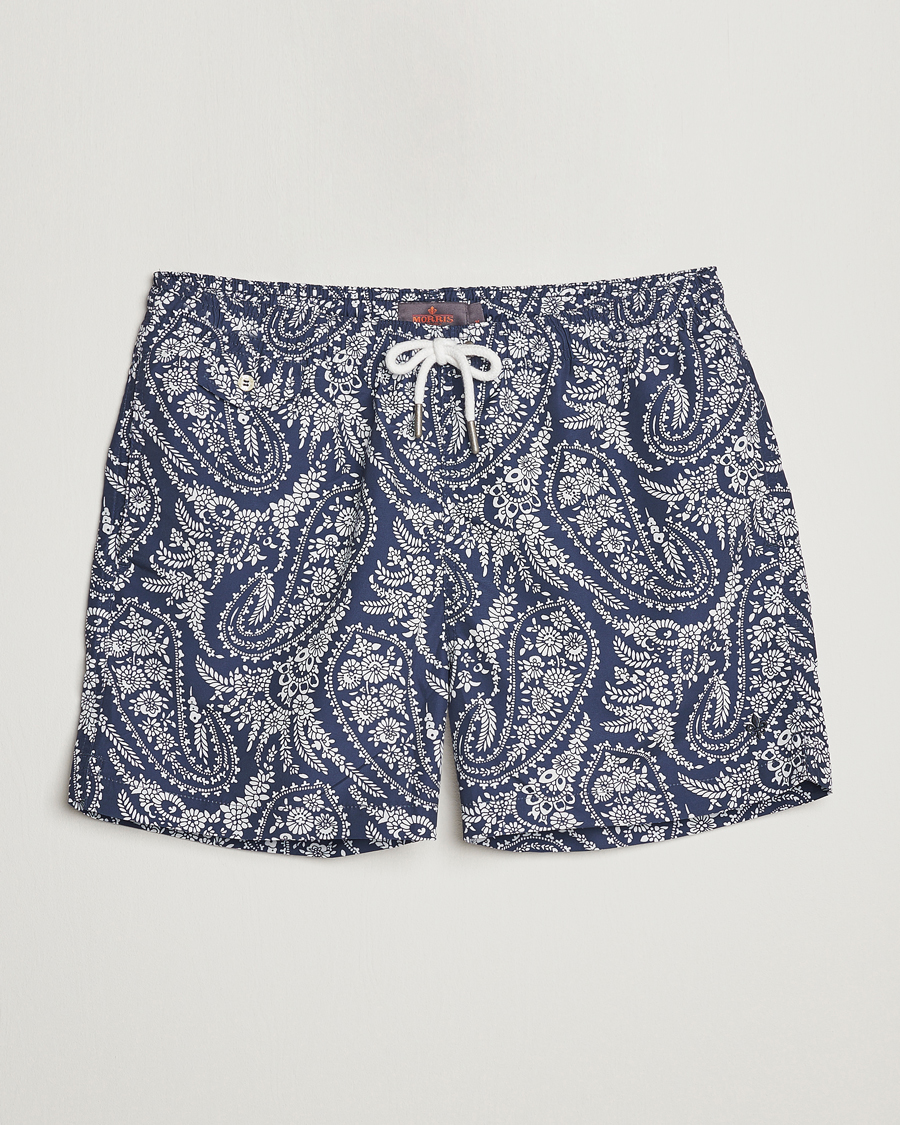 Mies | Uimahousut | Morris | Paisley Bathing Trunks Navy