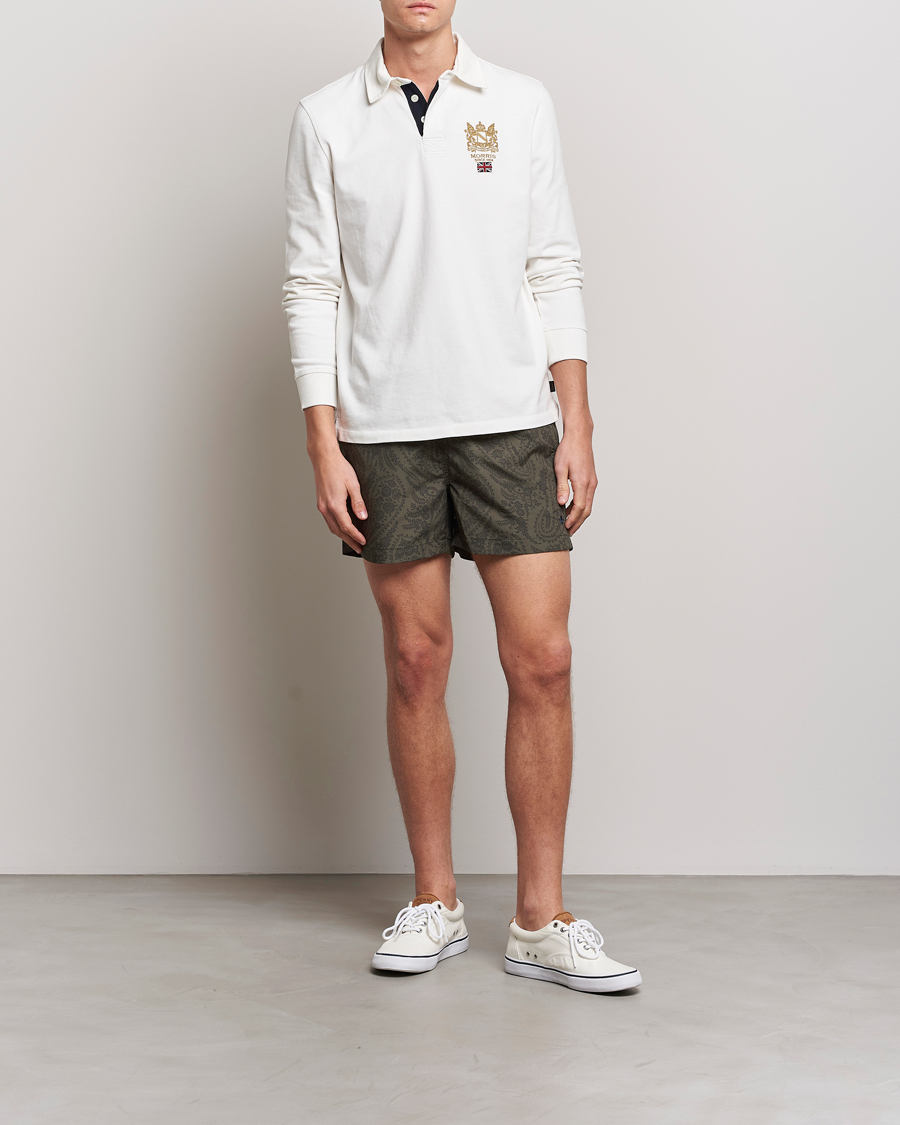 Mies | Uimahousut | Morris | Paisley Bathing Trunks Olive