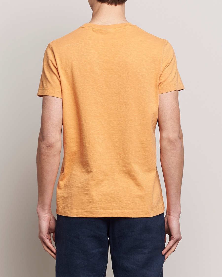 Mies | T-paidat | Morris | Lily Slub Pocket Crew Neck Tee Orange