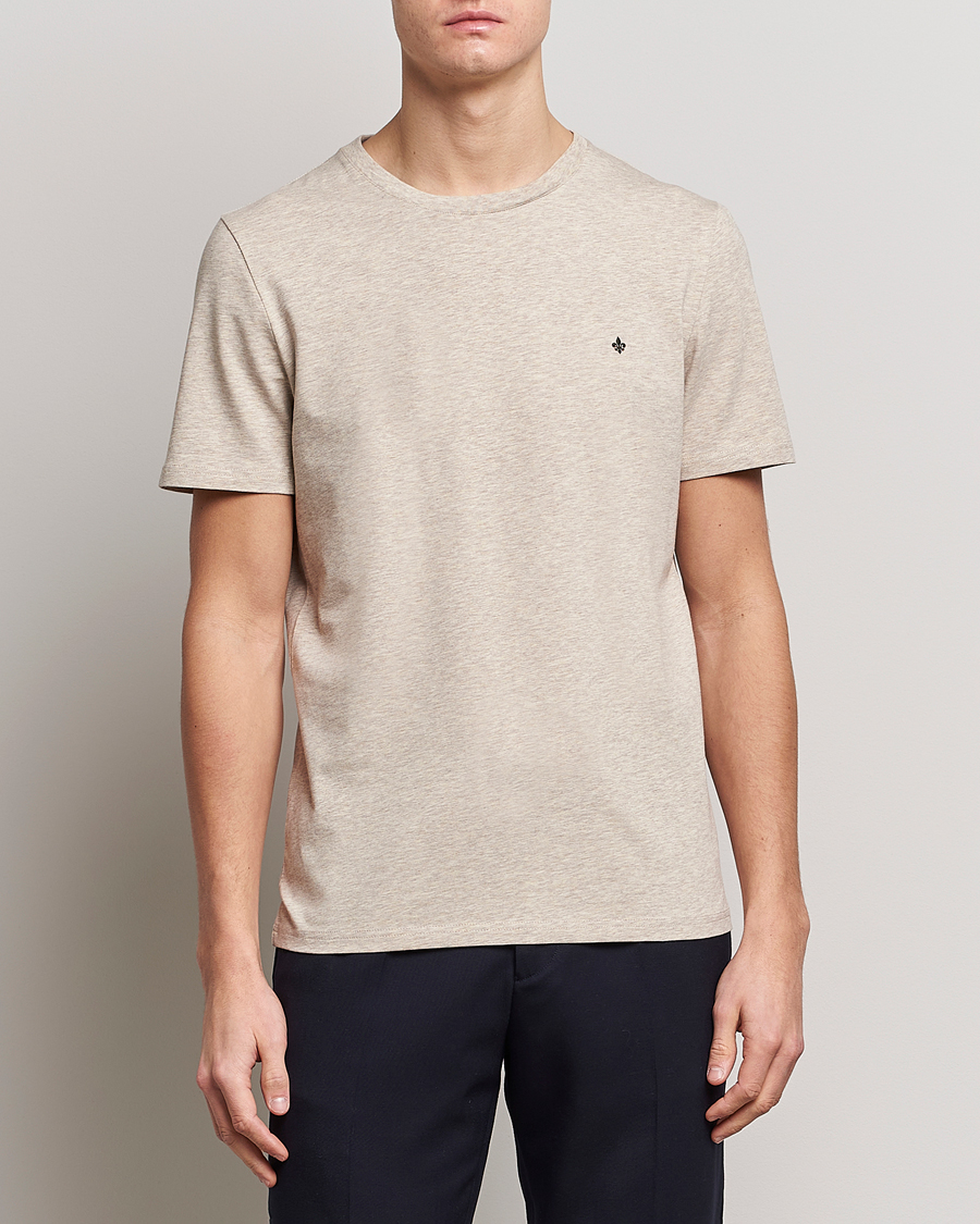 Mies | T-paidat | Morris | James Cotton T-Shirt Beige