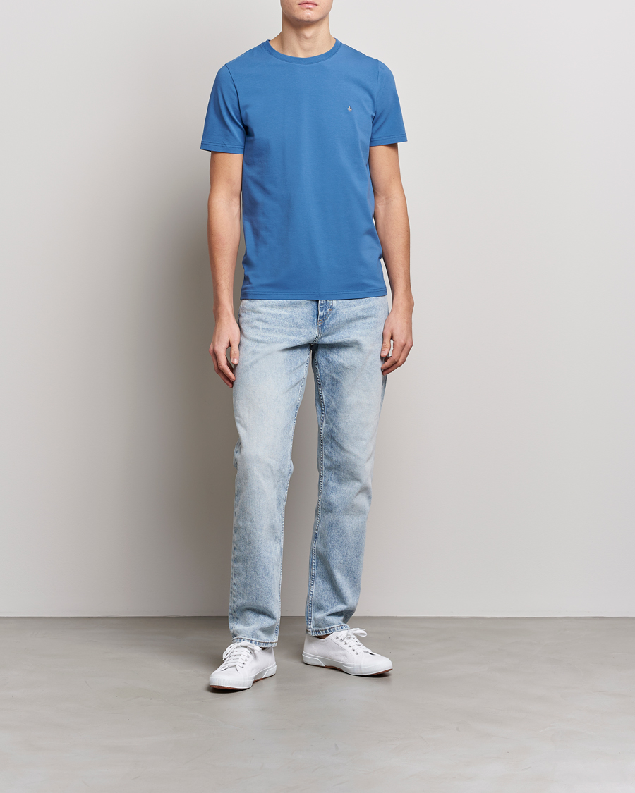 Mies | T-paidat | Morris | James Cotton T-Shirt Blue