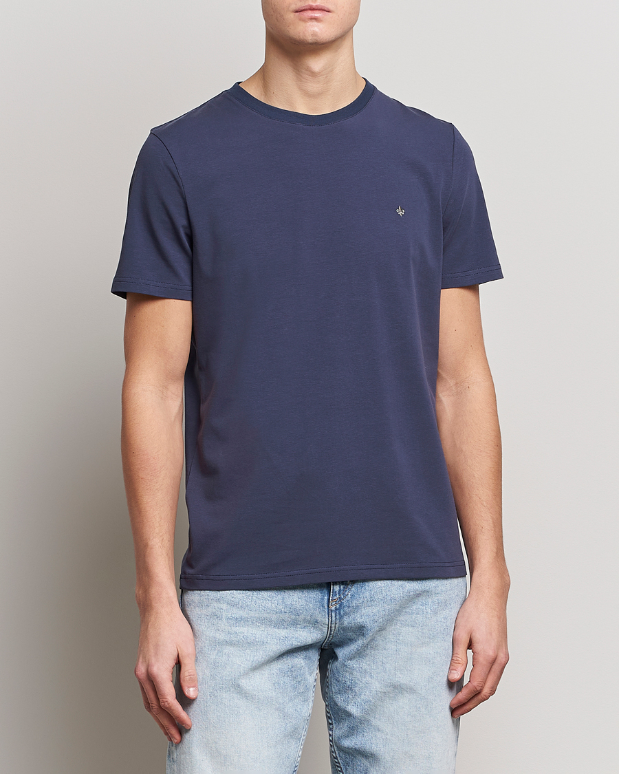 Mies | T-paidat | Morris | James Cotton T-Shirt Navy