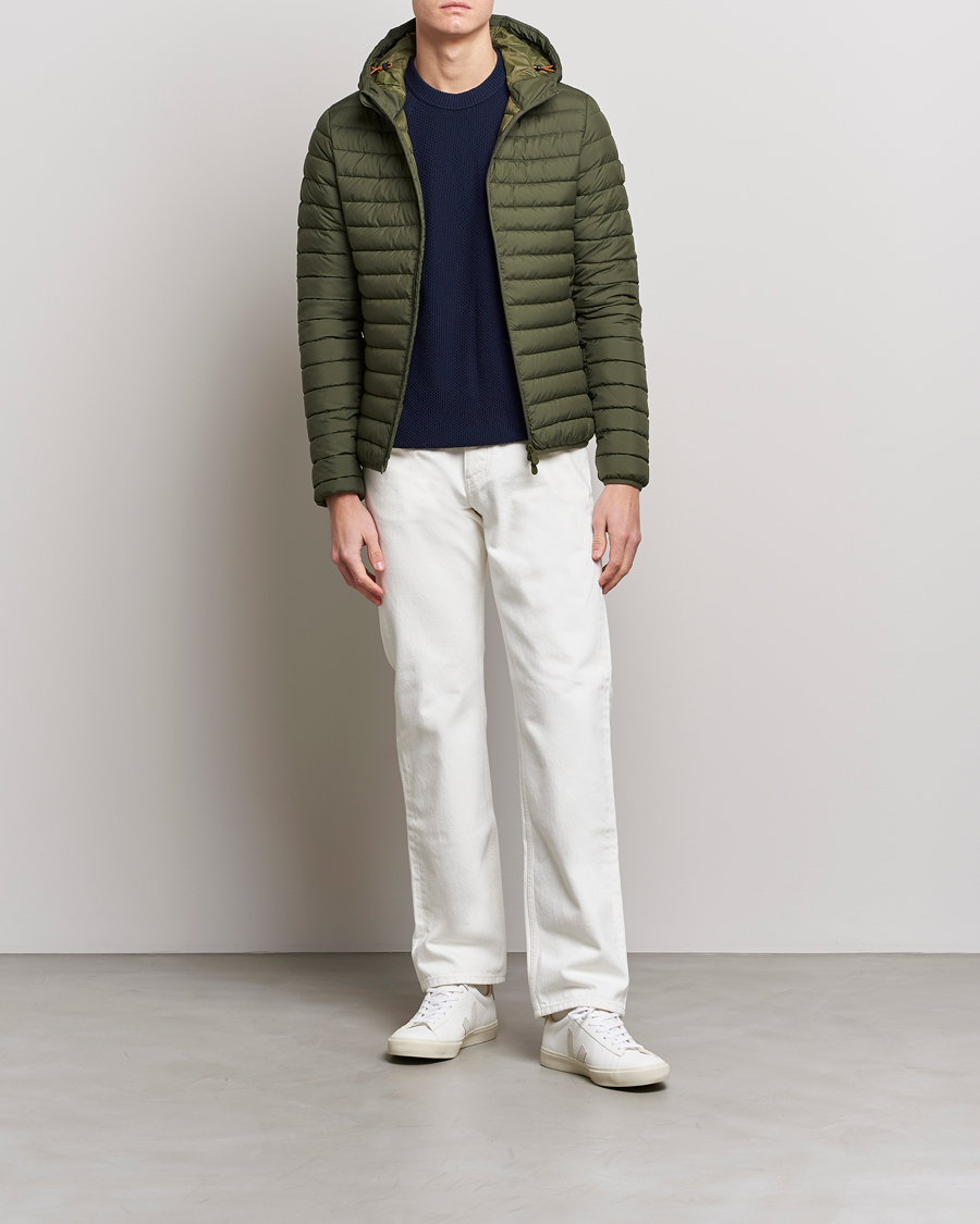 Mies | Takit | Save The Duck | Luke Lightweight Matt Padded Hood Jacket Dusty Olive