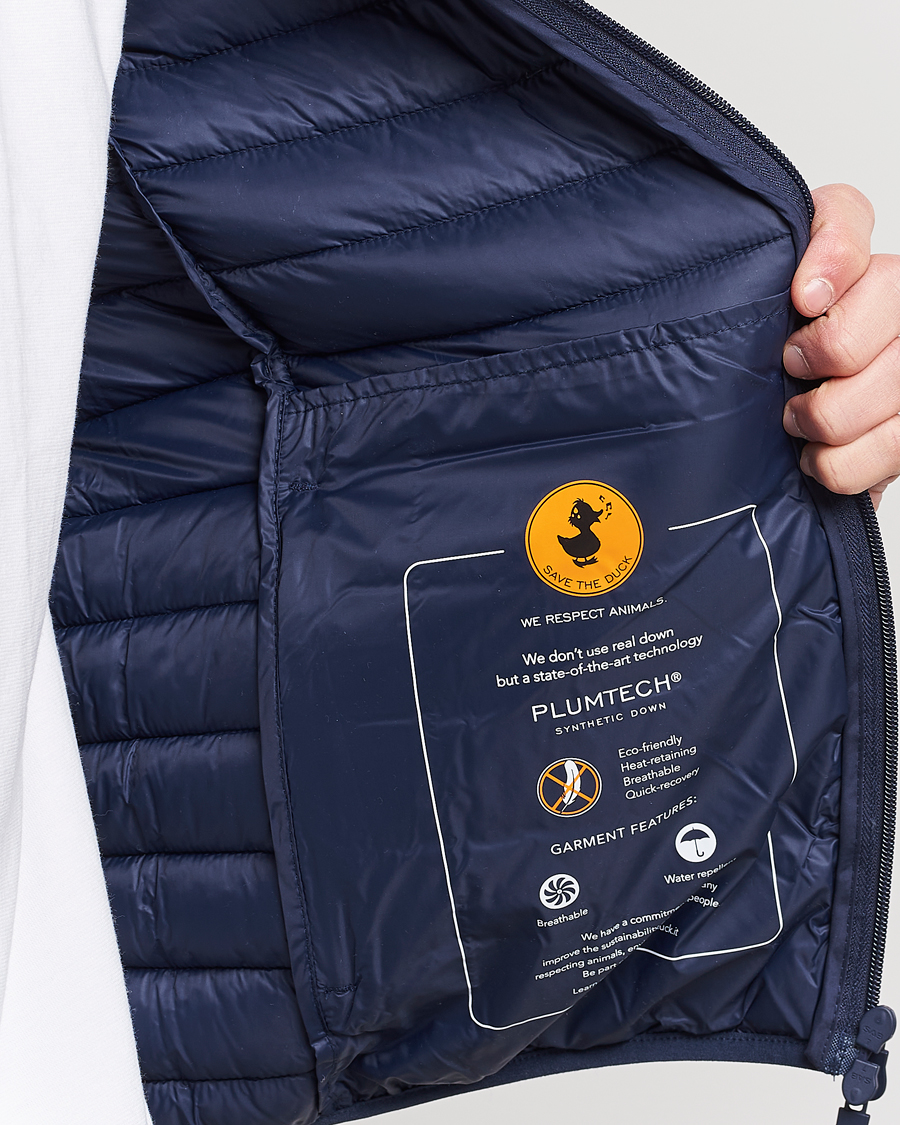 Mies | Takit | Save The Duck | Luke Lightweight Matt Padded Hood Jacket Navy Blue