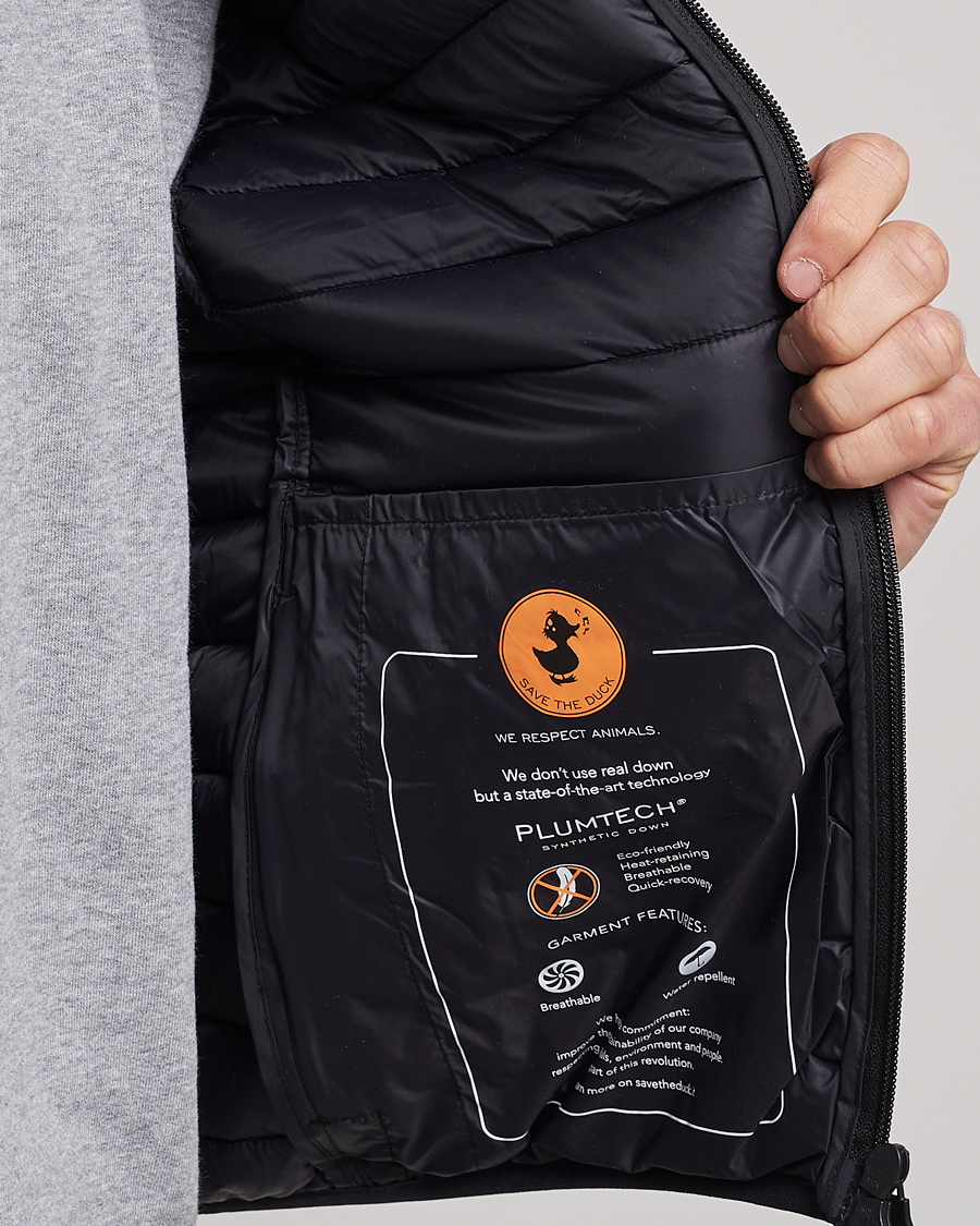 Mies | Takit | Save The Duck | Leonard Lightweight Matt Padded Vest Black