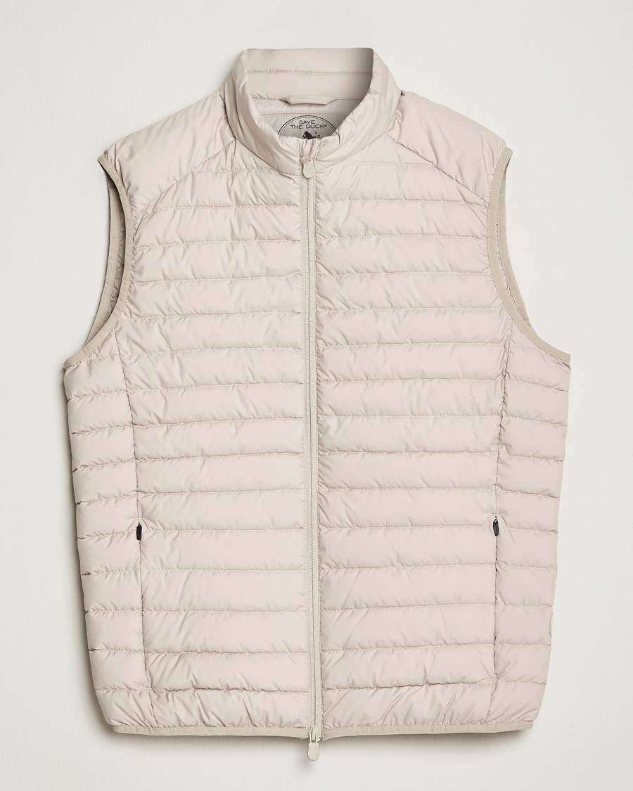 Mies | Ulkoliivit | Save The Duck | Leonard Lightweight Matt Padded Vest Rainy Beige