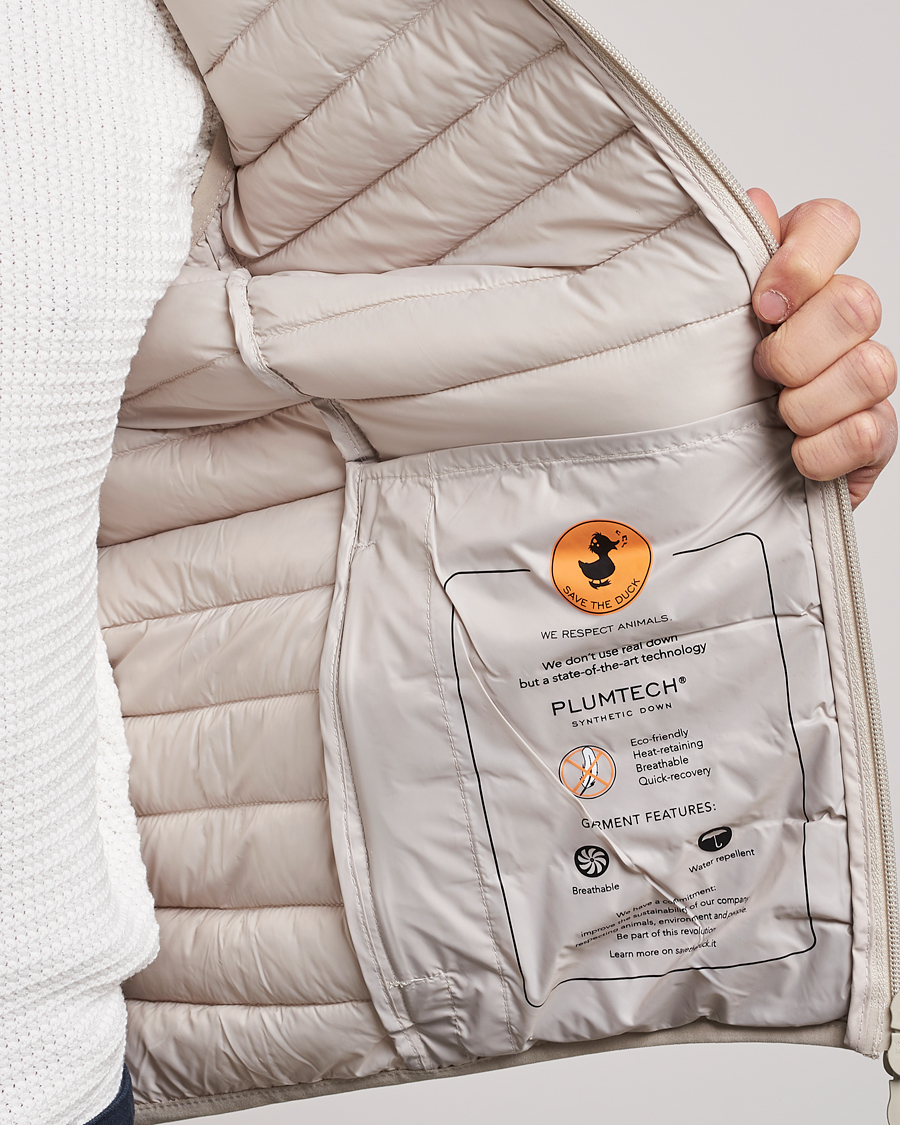 Mies | Ulkoliivit | Save The Duck | Leonard Lightweight Matt Padded Vest Rainy Beige