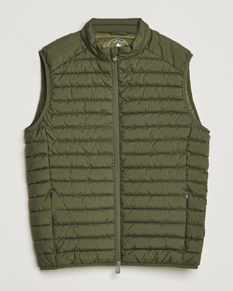 Mies | Ulkoliivit | Save The Duck | Leonard Lightweight Matt Padded Vest Dusty Olive