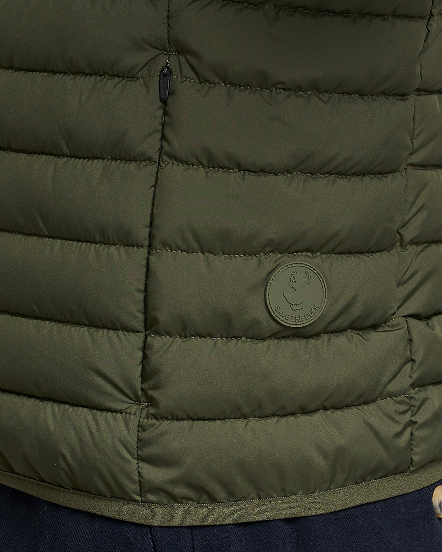 Mies | Ulkoliivit | Save The Duck | Leonard Lightweight Matt Padded Vest Dusty Olive