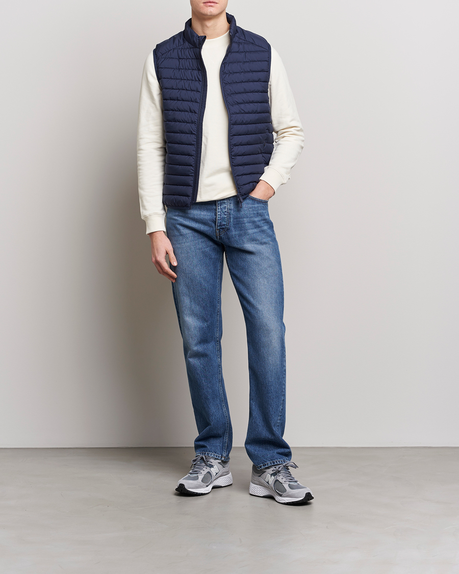 Mies | Ulkoliivit | Save The Duck | Leonard Lightweight Matt Padded Vest Navy Blue