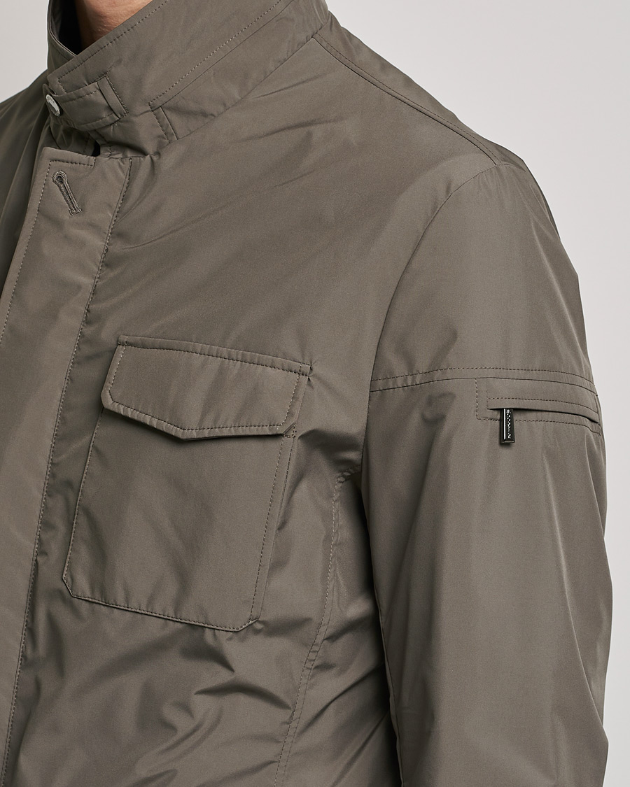 Mies | Takit | MooRER | Waterproof Nylon Field Jacket Brown