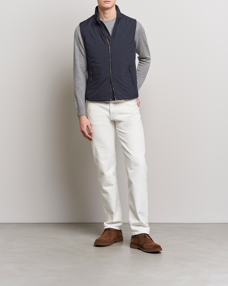 Mies | Takit | MooRER | Senio Padded Vest Navy