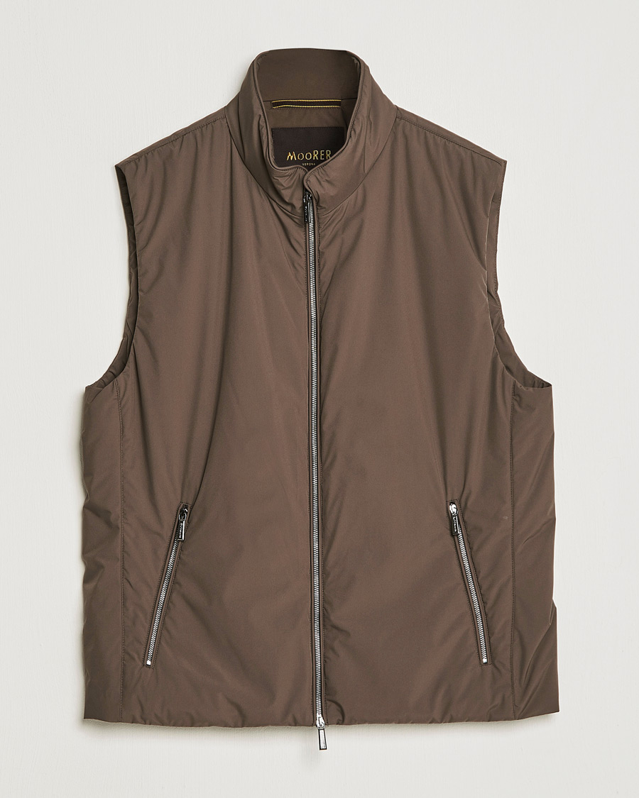 Mies | Ulkoliivit | MooRER | Senio Padded Vest Brown