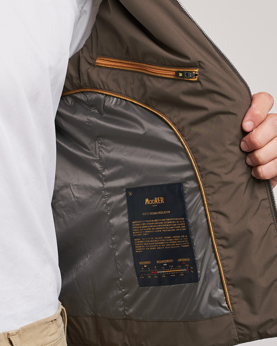 Mies | Ulkoliivit | MooRER | Senio Padded Vest Brown