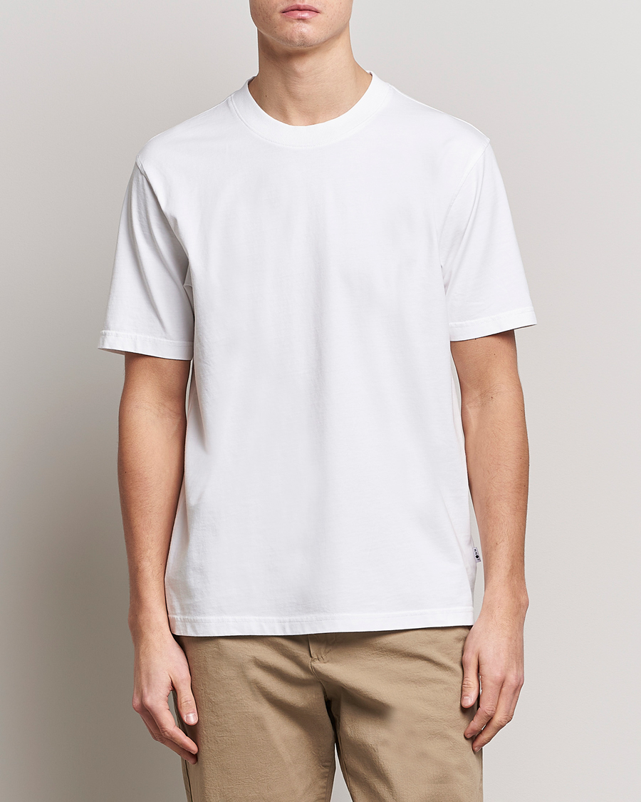 Mies | NN07 | NN07 | Adam Pima Crew Neck T-Shirt White