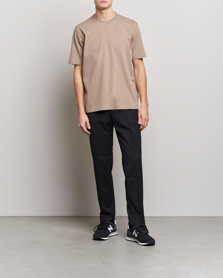 Mies | T-paidat | NN07 | Adam Pima Crew Neck T-Shirt Greige