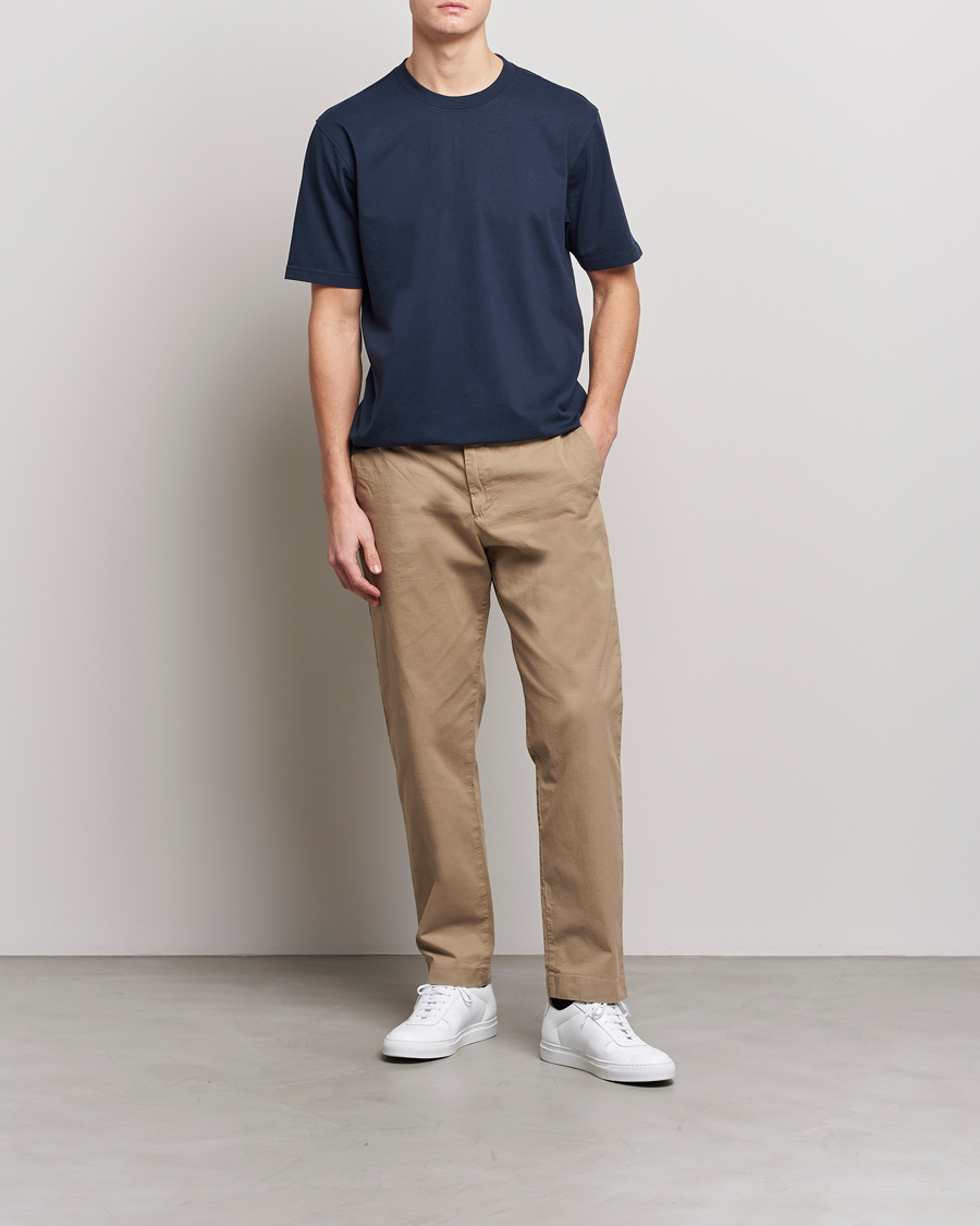 Mies | T-paidat | NN07 | Adam Pima Crew Neck T-Shirt Navy Blue