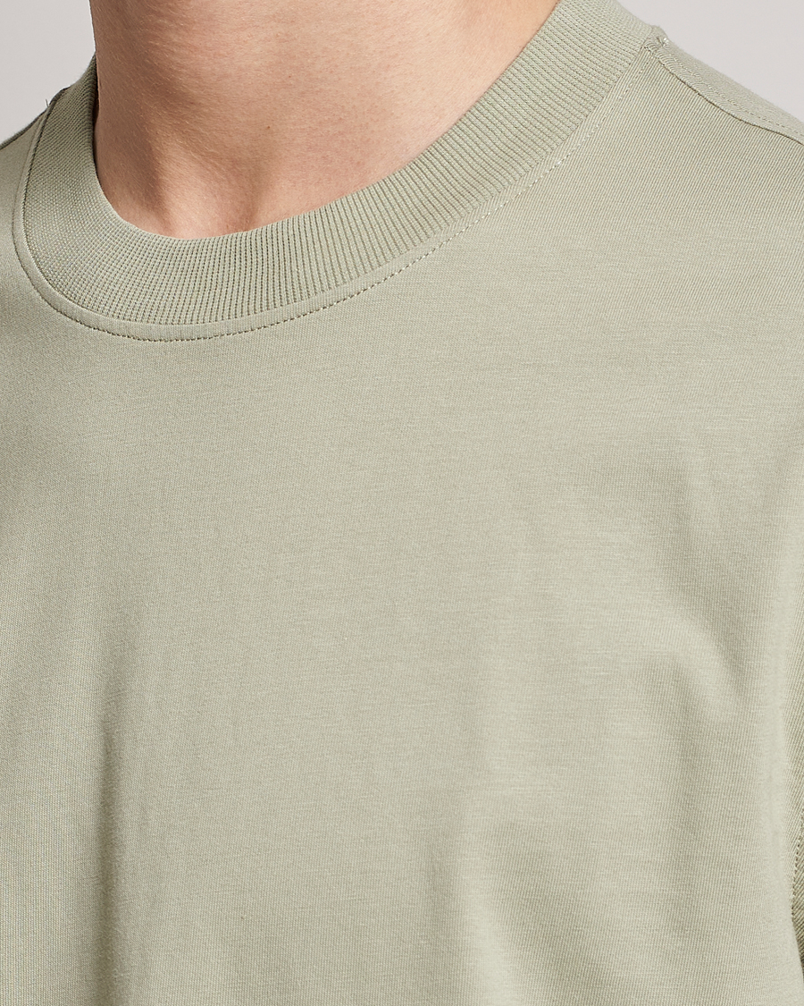 Mies | T-paidat | NN07 | Adam Pima Crew Neck T-Shirt Pale Green