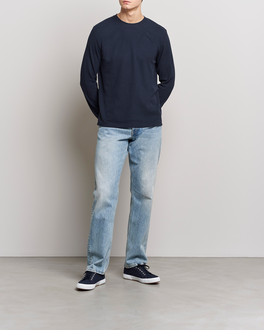 Mies | Puserot | NN07 | Clive Knitted Sweater Navy Blue