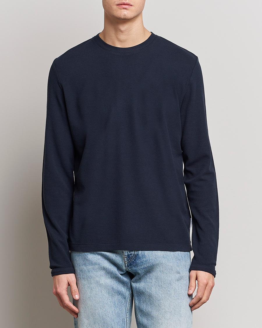 Mies | Puserot | NN07 | Clive Knitted Sweater Navy Blue