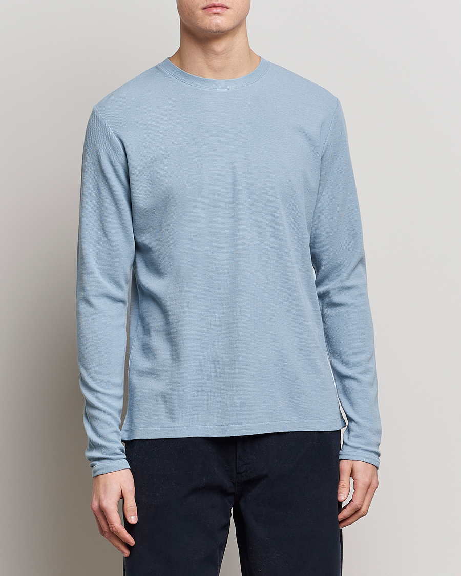 Mies | O-aukkoiset neulepuserot | NN07 | Clive Knitted Sweater Ashley Blue