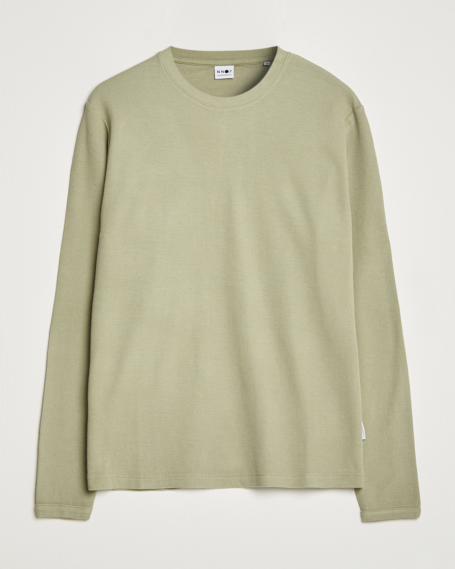 Mies | Puserot | NN07 | Clive Knitted Sweater Pale Green