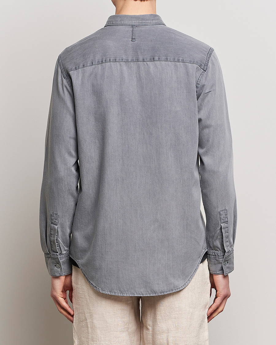 Mies | Kauluspaidat | NN07 | Cohen Tencel Denim Shirt Grey Denim