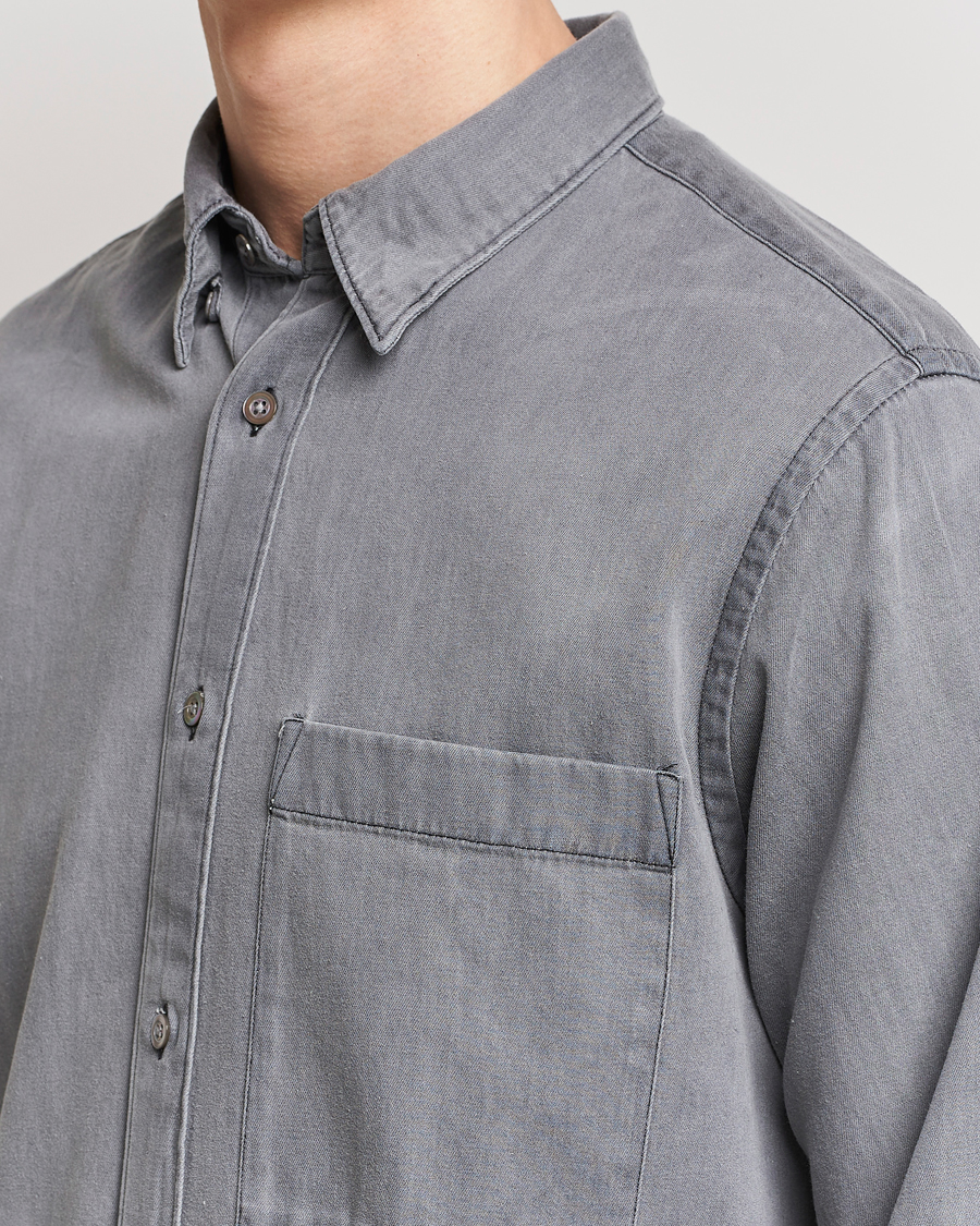 Mies | Kauluspaidat | NN07 | Cohen Tencel Denim Shirt Grey Denim