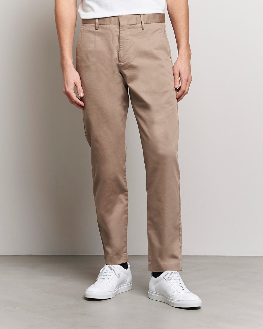 Mies |  | NN07 | Theo Regular Fit Stretch Chinos Greige