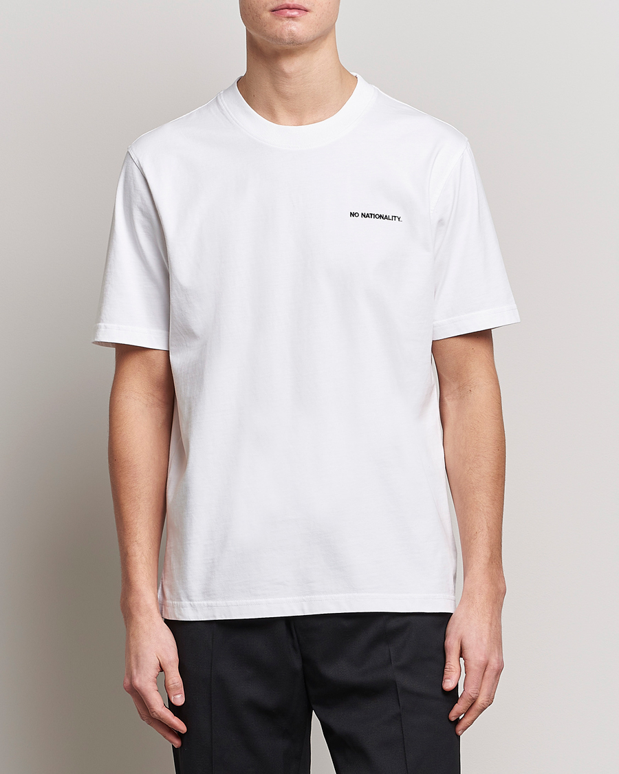 Mies | NN07 | NN07 | Adam Logo Crew Neck T-Shirt White
