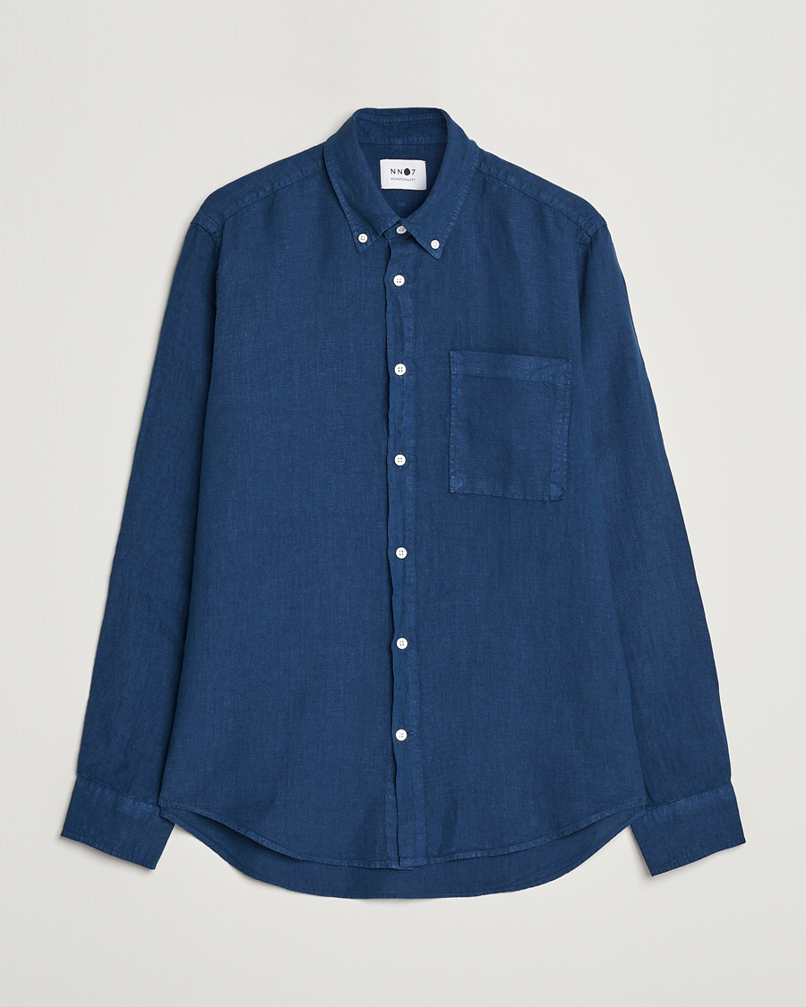 Mies | Kauluspaidat | NN07 | Arne Linen Shirt Sargasso Sea
