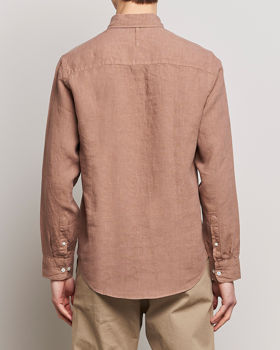 Mies | Kauluspaidat | NN07 | Arne Linen Shirt Nougat