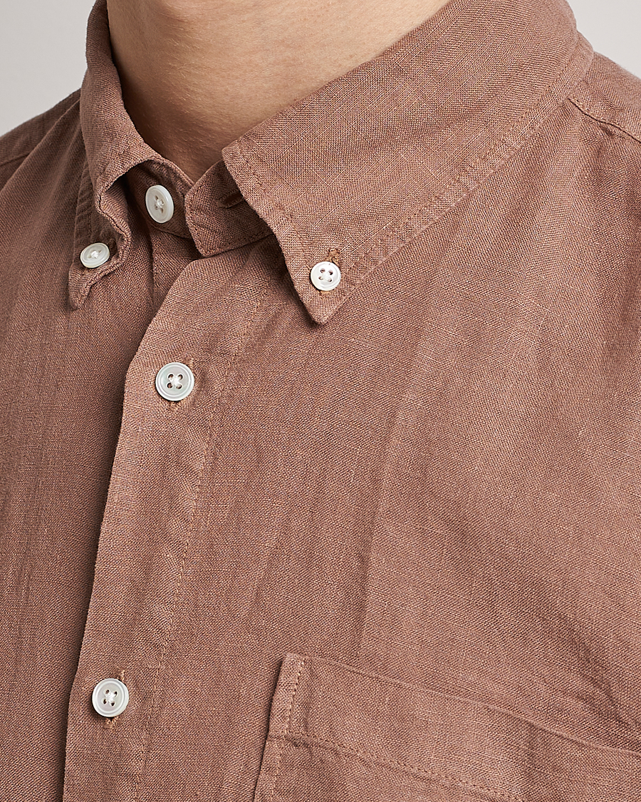 Mies | Kauluspaidat | NN07 | Arne Linen Shirt Nougat