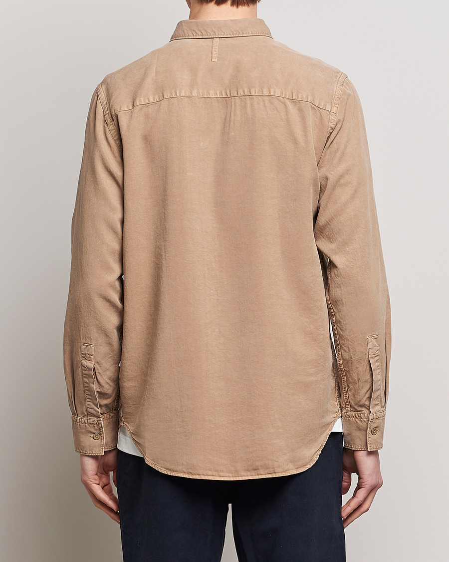 Mies | Kauluspaidat | NN07 | Cohen Tencel Shirt Greige