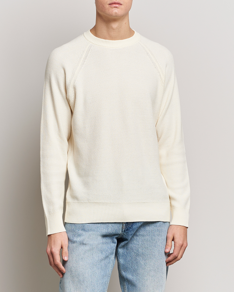 Mies |  | NN07 | Brandon Cotton Knitted Sweater Ecru