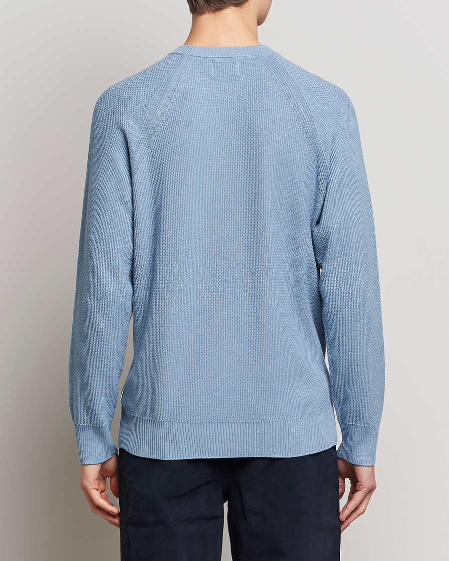 Mies | Puserot | NN07 | Brandon Cotton Knitted Sweater Ashley Blue