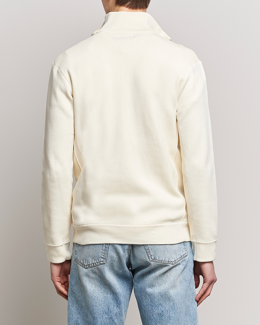 Mies | Puserot | NN07 | Luis Knitted Half-Zip Sweater Ecru
