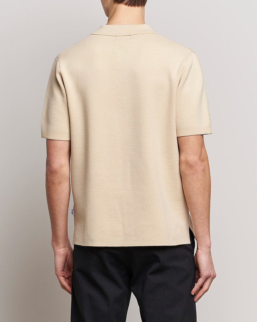 Mies | Pikeet | NN07 | Harald Knitted Polo Ecru