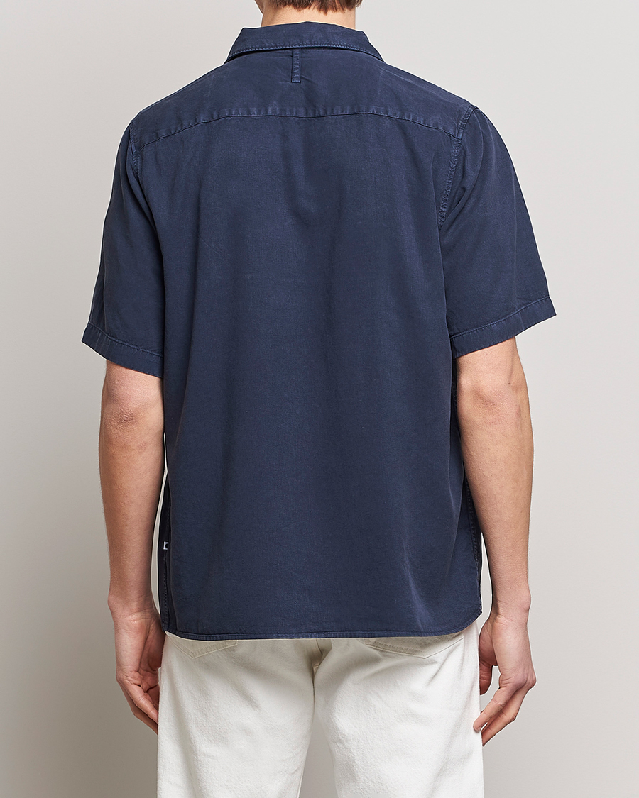 Mies | Kauluspaidat | NN07 | Julio Tencel Resort Collar Shirt Sargasso Sea