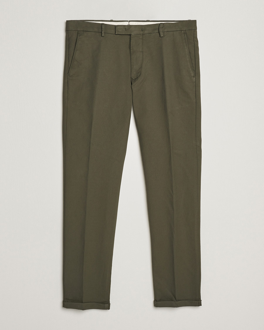 Mies | Housut | NN07 | Scott Regular Fit Stretch Trousers Army Green