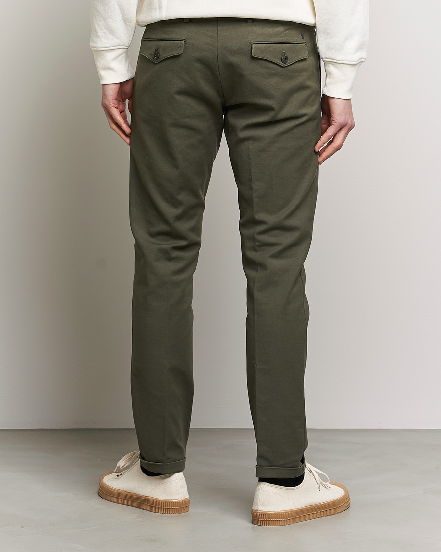 Mies | Housut | NN07 | Scott Regular Fit Stretch Trousers Army Green