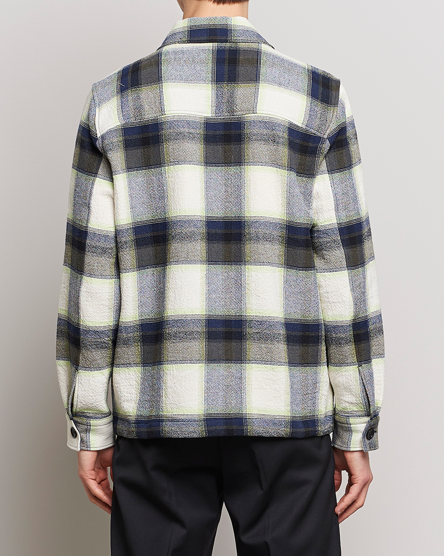 Mies | Kauluspaidat | NN07 | Wilas Checked Pocket Overshirt Blue